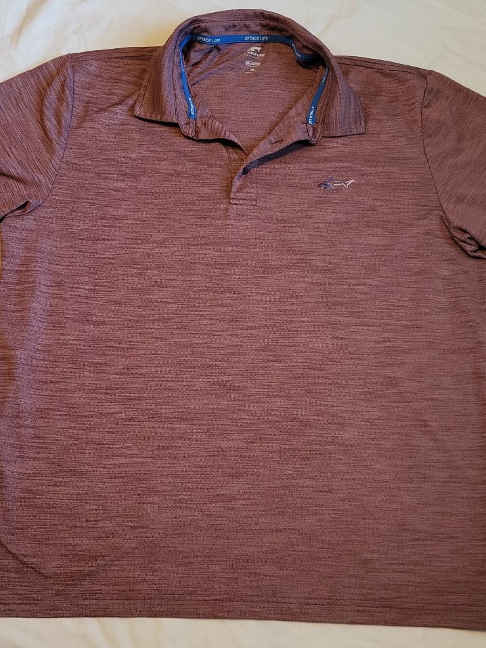 Lot of 2 Greg Norman Shirt Men's Size XL Attack Life Polo Golf Athleisure Active